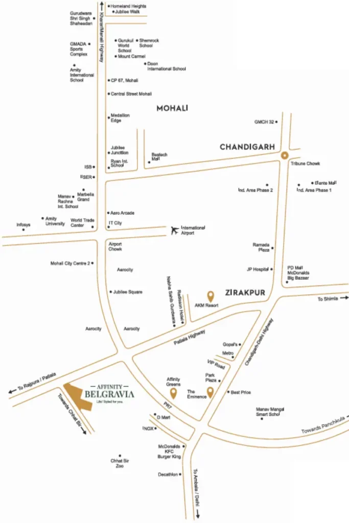 affinity belgravia location