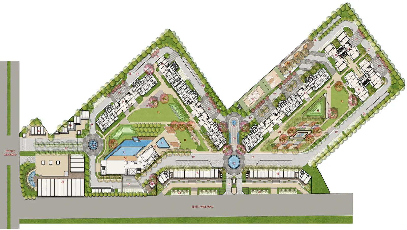 Affinity belgravia site plan